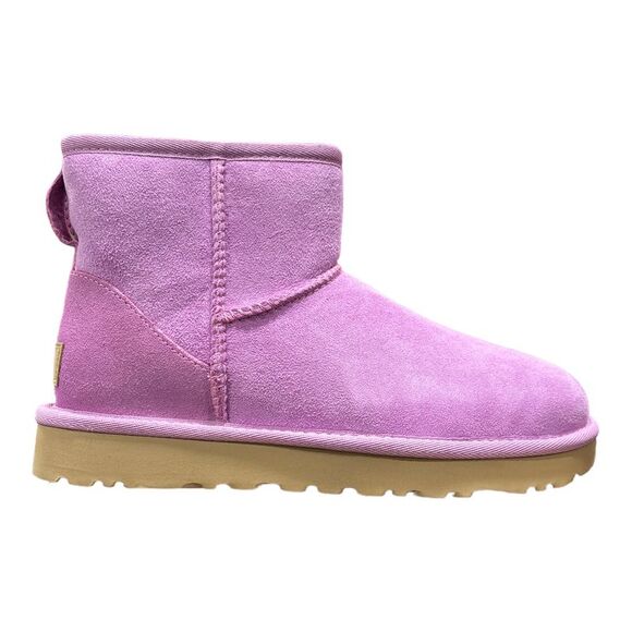 UGG Women's Classic Mini II Slip On Sheepskin Ankle Winter Boot - Wildflower - Picture 3 of 6